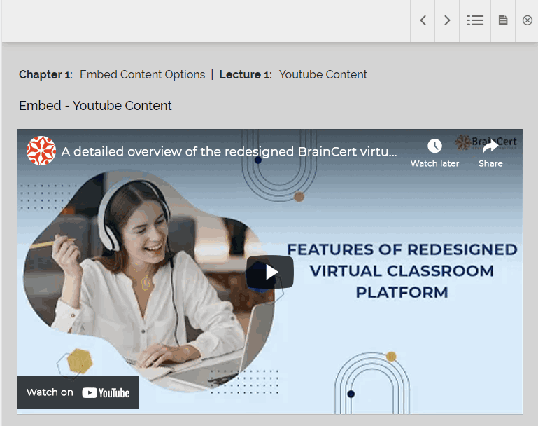 Course Platform - BrainCert eLearning Platform